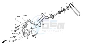 ST1300 drawing WATER PUMP