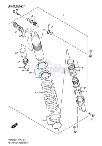 RMX450 drawing REAR SHOCK ABSORBER