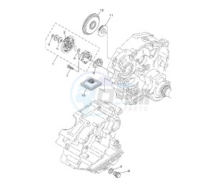 YBR 125 drawing OIL PUMP