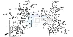 ST1100A drawing HANDLE PIPE/TOP BRIDGE