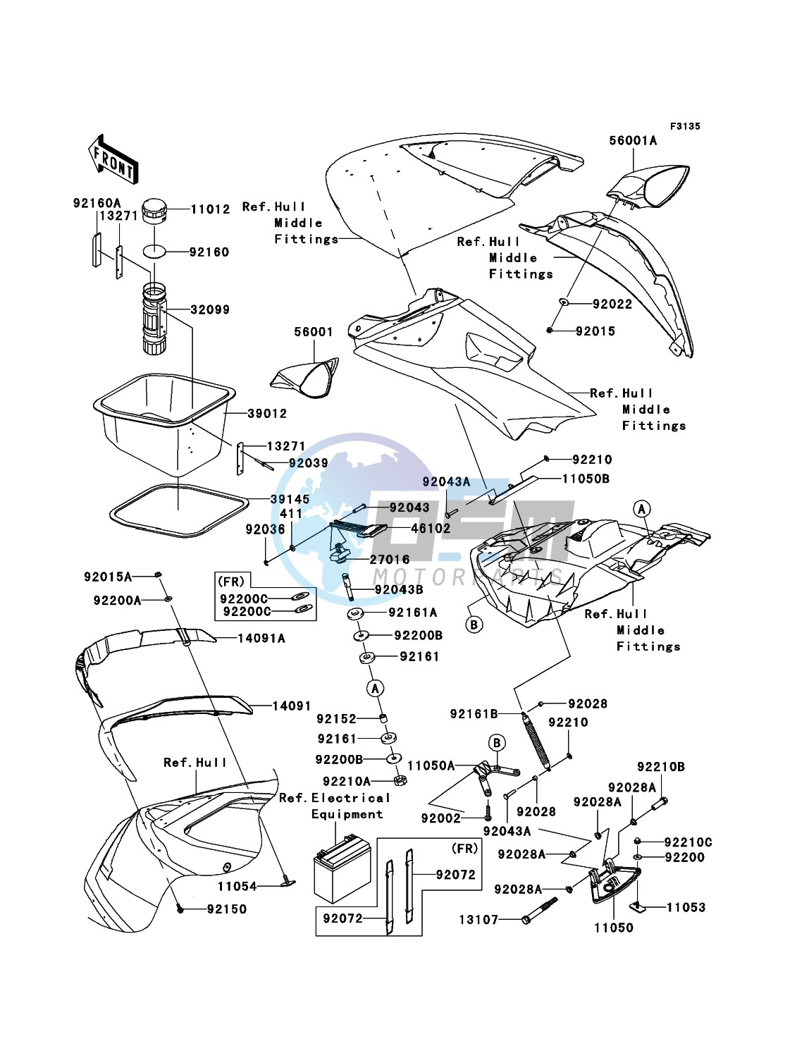 Hull Front Fittings