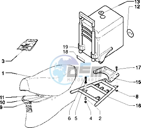 Saddle - Rear carrier