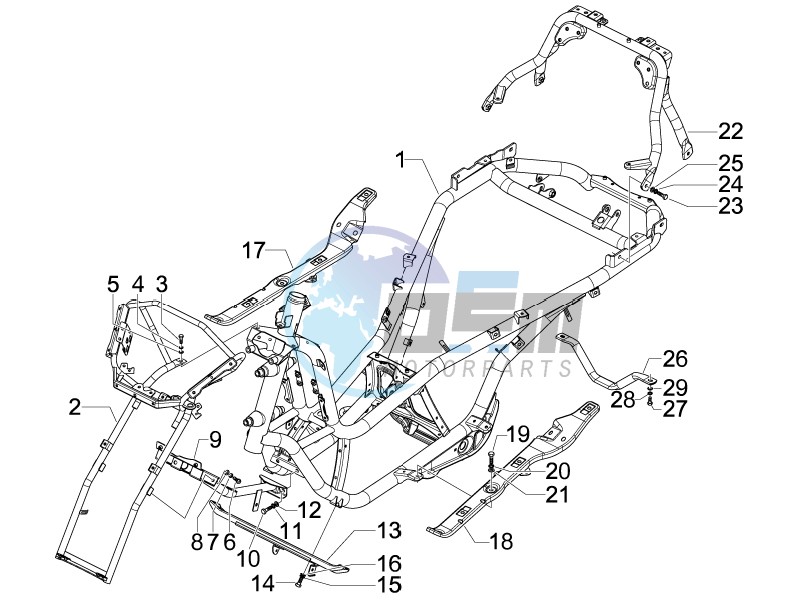 Frame bodywork