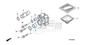 TRX420TMA Australia - (U / 2WD) drawing OIL PUMP