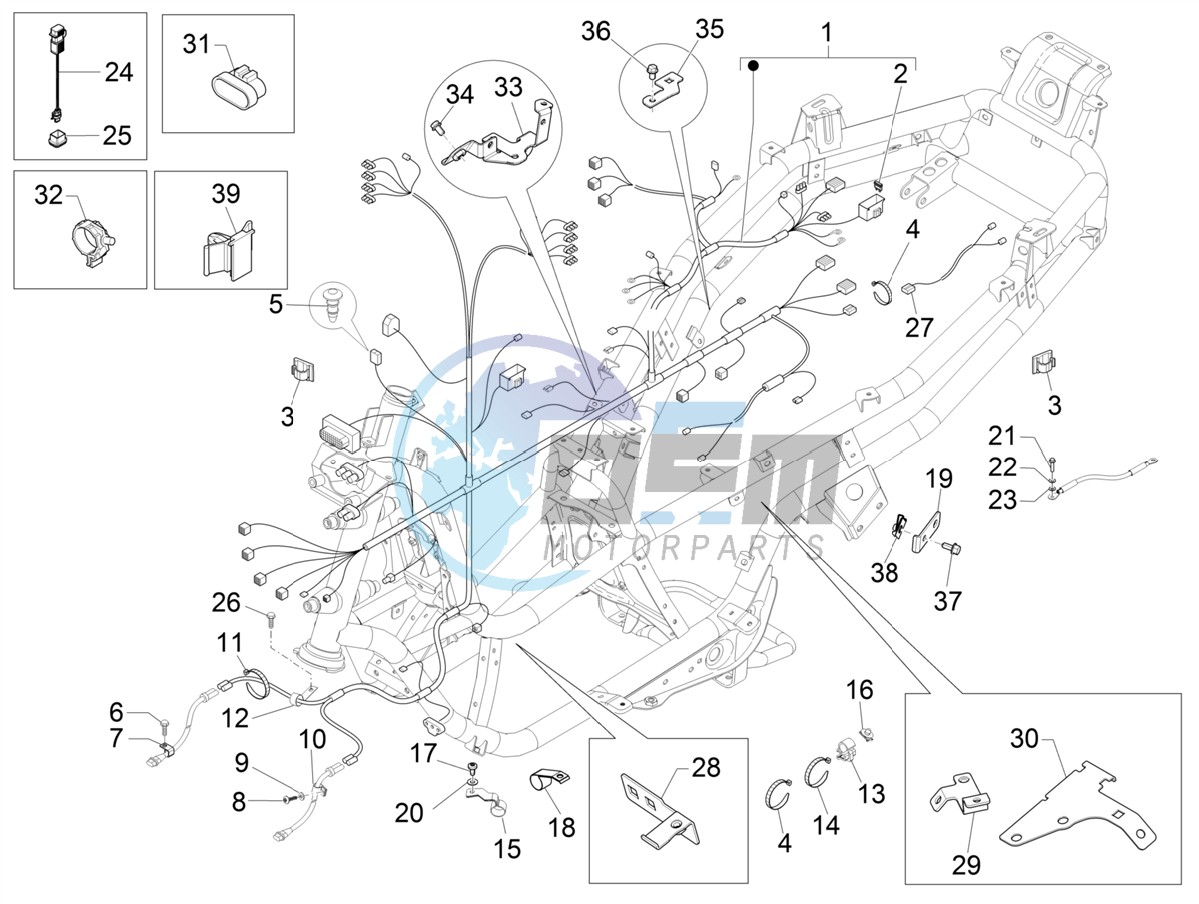 Main cable harness