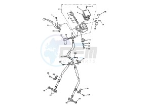 FJR 1300 drawing FRONT MASTER CYLINDER