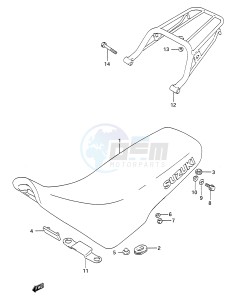 TS200R (E28) drawing SEAT