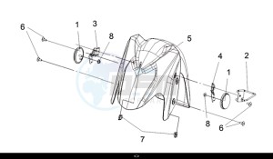 JOYMAX Z 300I ABS (LW30W1-EU) (L9) drawing FR. FENDER