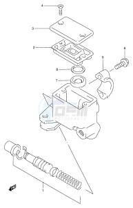 LT-F250 (E24) drawing FRONT MASTER CYLINDER