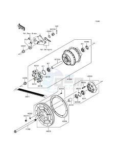 VULCAN 900 CLASSIC VN900BGFA GB XX (EU ME A(FRICA) drawing Rear Hub