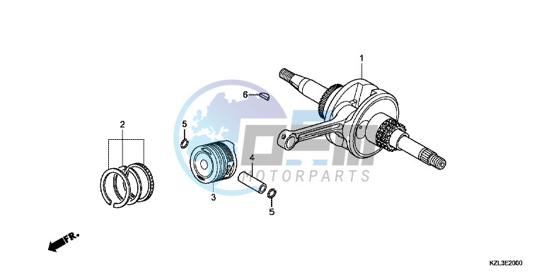 CRANKSHAFT/ PI STON