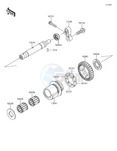 Z1000 ZR1000JHF XX (EU ME A(FRICA) drawing Balancer