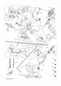 CZD300-A XMAX 300 (BY34) drawing M. CYLINDER FOR DISK BRAKE