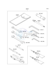 VN 1500 P [VULCAN 1500 MEAN STREAK] (P1-P2) [VULCAN 1500 MEAN STREAK] drawing OWNERS TOOLS