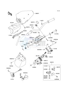 JT 1500 F [ULTRA 260LX] (F9F) F9F drawing HANDLEBAR