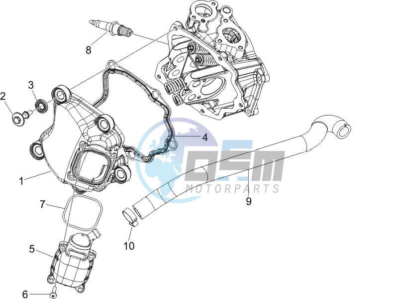 Cylinder head cover