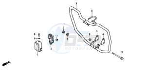 CB250 drawing ENGINE GUARD