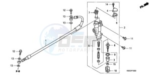 CRF150RB9 Europe Direct - (ED / T19) drawing RR. BRAKE MASTER CYLINDER