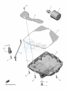 YZF1000D YZF-R1M (B4SD) drawing OIL CLEANER