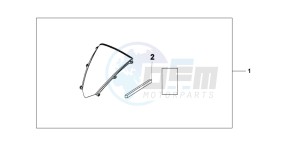 CBR600RR drawing WINDSCREEN