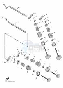 YZF1000 YZF-R1 (B3L1) drawing VALVE