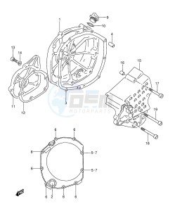 GSX-R1100W (E28) drawing CRANKCASE COVER