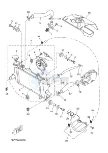 YZF-R125 R125 (5D78 5D78 5D78 5D78) drawing RADIATOR & HOSE