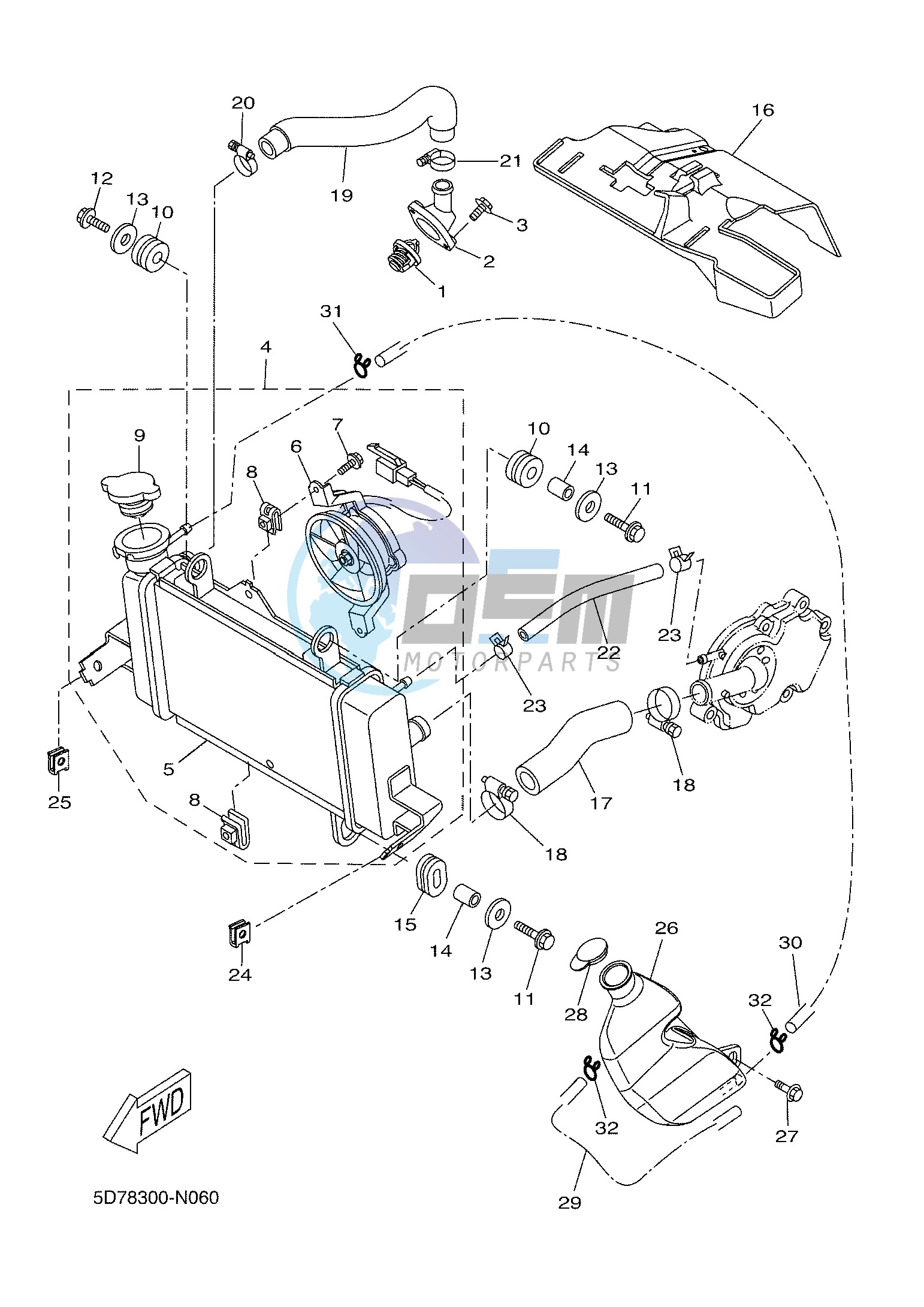 RADIATOR & HOSE