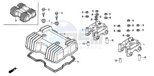 CB250 NIGHTHAWK drawing CYLINDER HEAD COVER