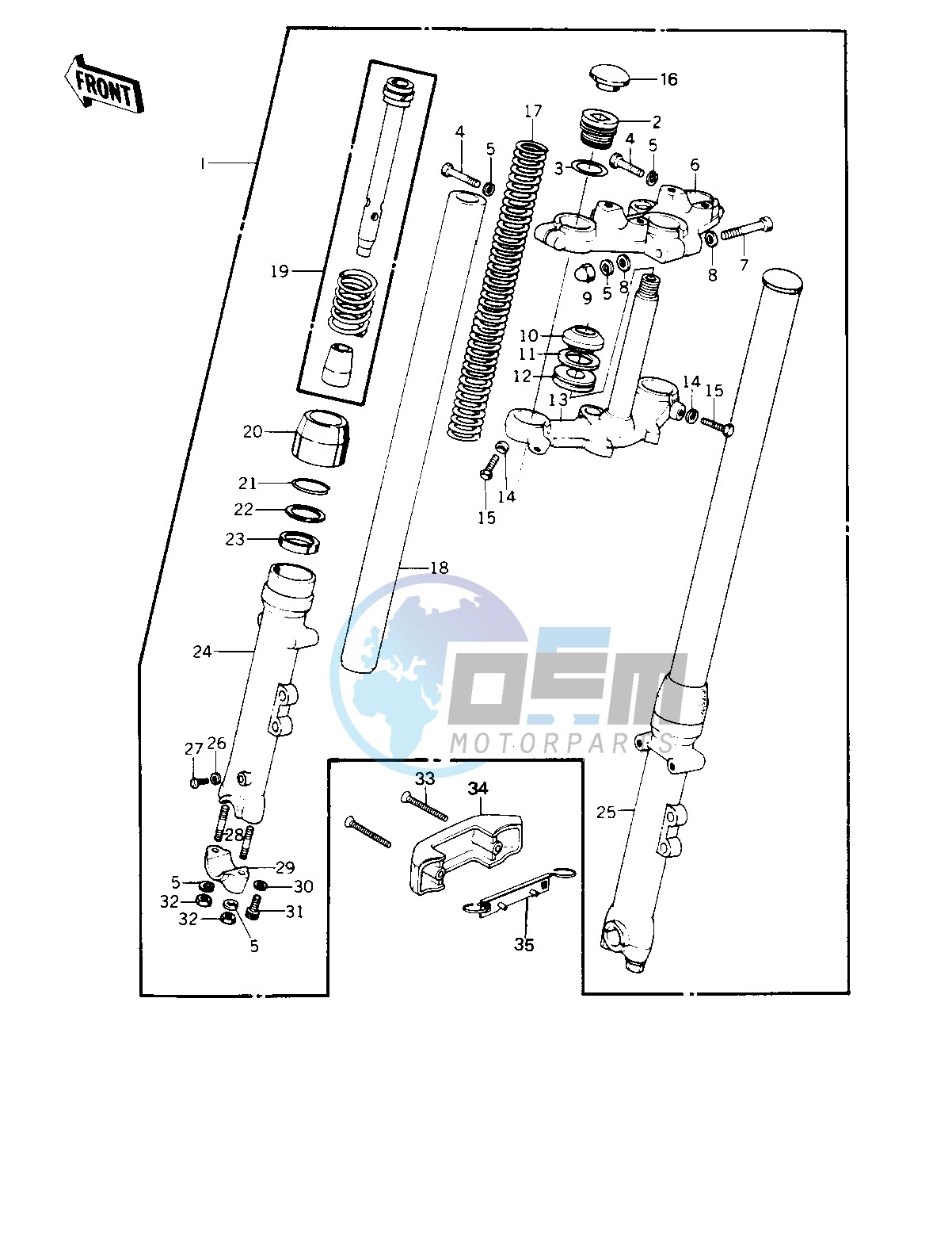 FRONT FORK -- 79-80 B3_B4- -