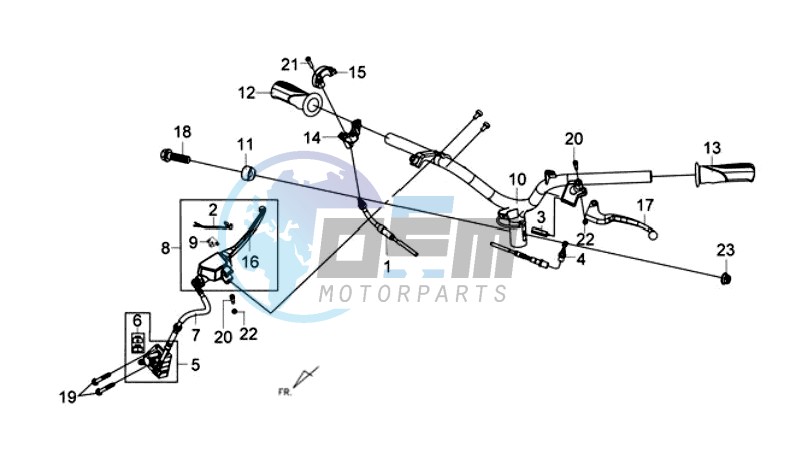 HANDLEBAR KLEMPLATEN