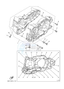 XP500 T-MAX 530 (59CM) drawing CRANKCASE