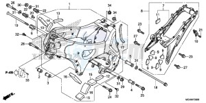 VFR1200XDH 2ED - (2ED) drawing FRAME BODY