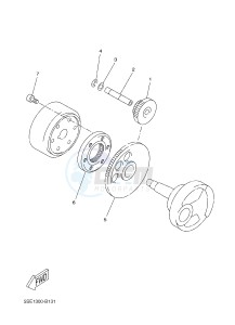 YP250R X-MAX 250 (2DL5 2DL5 2DL5 2DL5) drawing STARTER