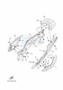 MT-10 MTN1000 (B5Y1) drawing SIDE COVER