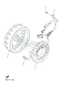 XVS1300A MIDNIGHT STAR (12C6) drawing GENERATOR