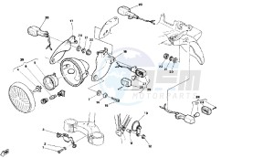 RAPTOR EU2 125 drawing HEADLIGHT