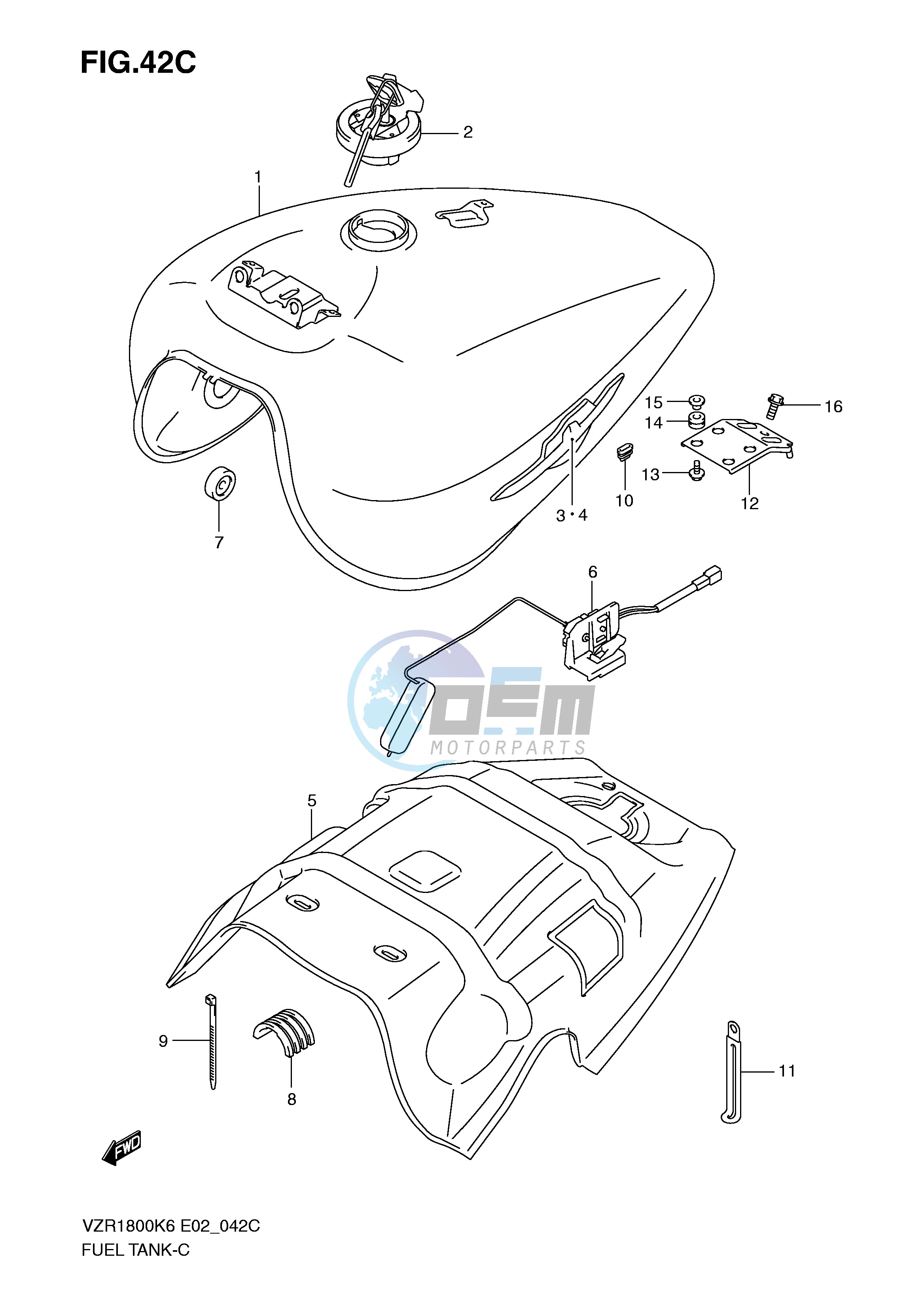 FUEL TANK (VZR1800K9 UFK9 NK9 NUFK9)