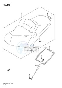 AN650 (E2) Burgman drawing SEAT (AN650AL1 E19)