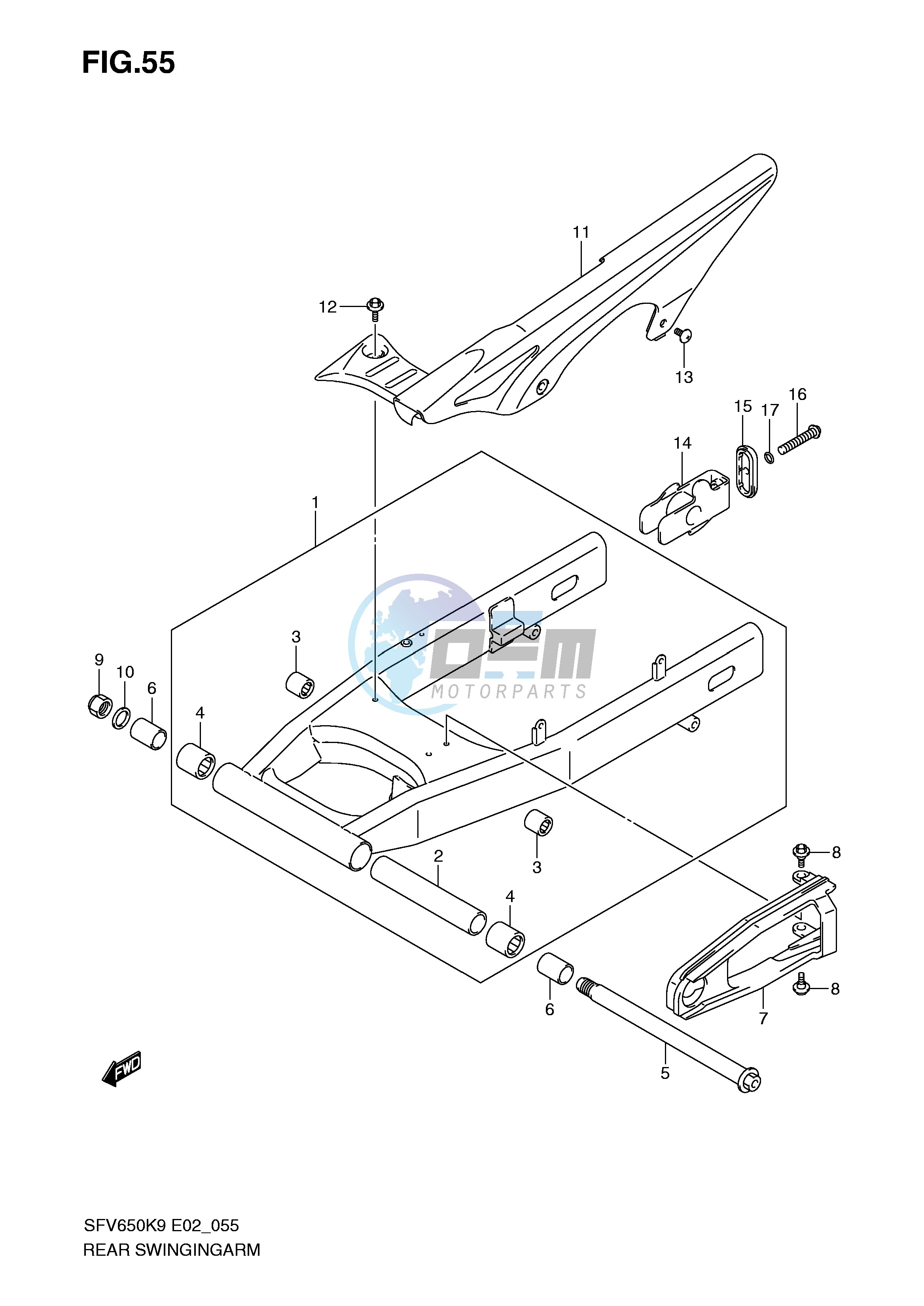 REAR SWINGINGARM