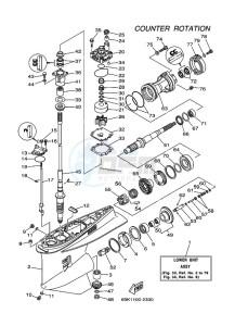 FL225AETX drawing PROPELLER-HOUSING-AND-TRANSMISSION-3