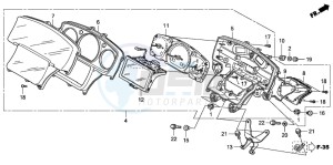 GL1800 drawing METER (GL18007/8)(NAVIGAT ION)