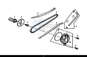 ALLO 50 (25 KM/H) (AJ05WA-NL) (L8-M0) drawing CAM SHAFT-CYL. HEAD L. SIDE COVER