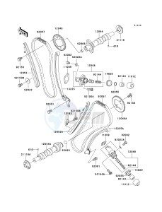 VN 1600 A [VULCAN 1600 CLASSIC] (A6F-A8FA) A7F drawing CAMSHAFT-- S- -_TENSIONER