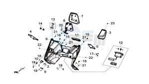 JOYMAX 125 I ABS drawing COWLING INNER FR PLATE