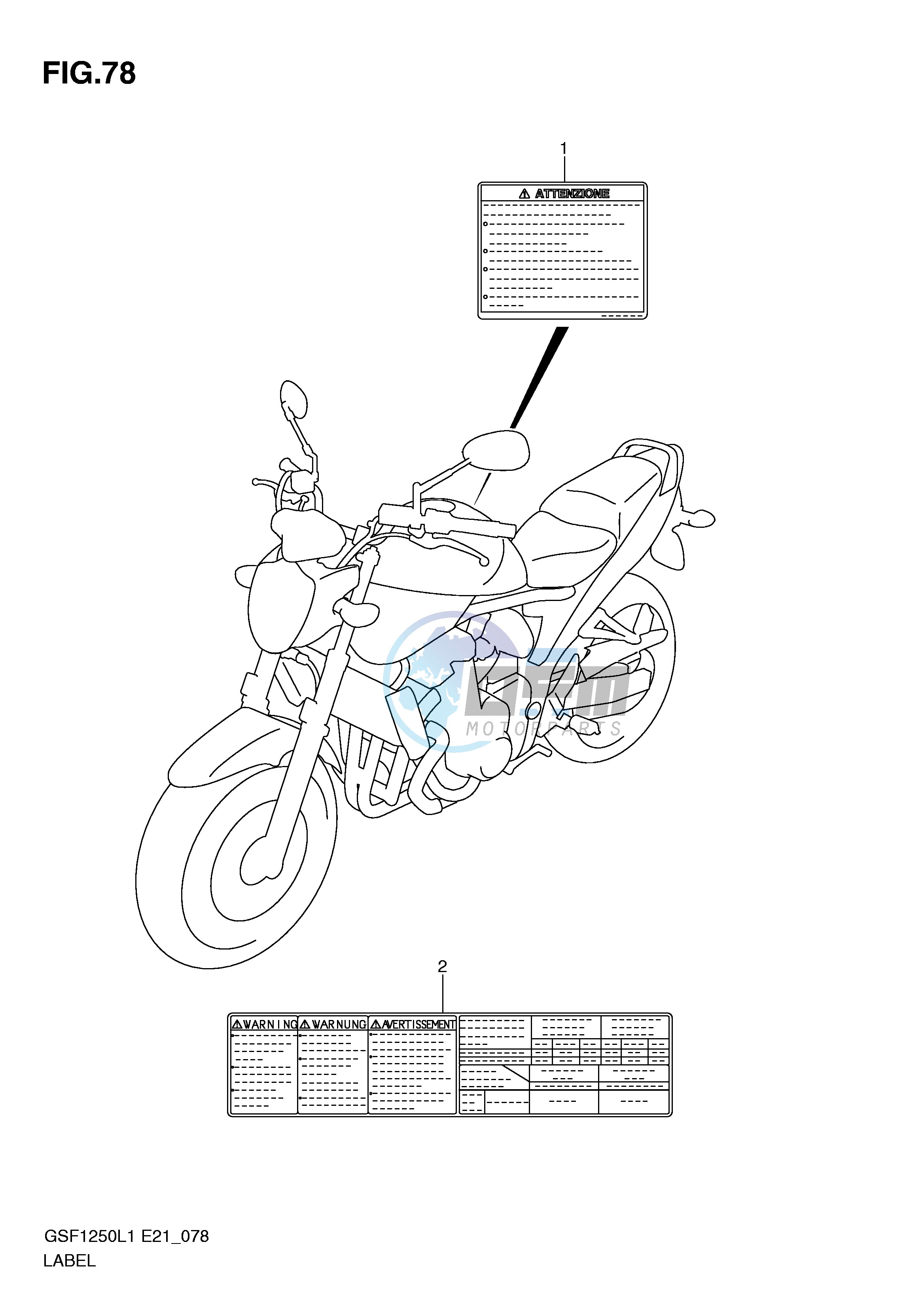 LABEL (GSF1250AL1 E24)