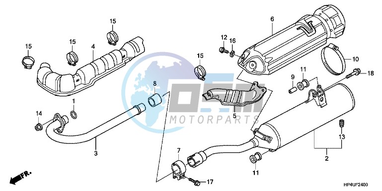 EXHAUST MUFFLER