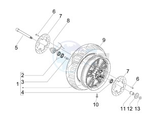 Beverly 500 (USA) USA drawing Front wheel