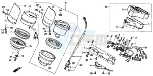 CBX750P2 drawing METER