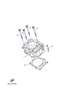 YFM700FWBD KODIAK 700 EPS (B5KJ) drawing CYLINDER